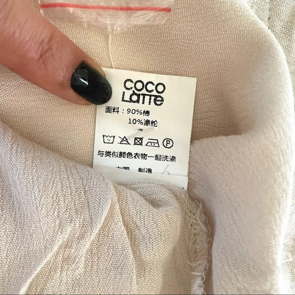 Summer Beach Lace Trim Shorts Cream Color - Picture 6 of 8